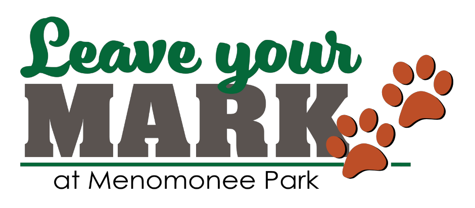 logo - Leave Your Mark program at Menomonee Park dog exercise area Oct 2023