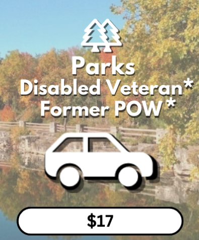 Buy button - Parks reduced disabled veteran former pow single vehicle