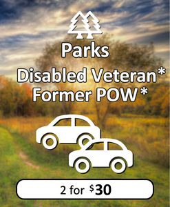 Buy button - Parks reduced disabled veteran former pow two vehicles
