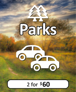 Buy button - Parks two vehicles