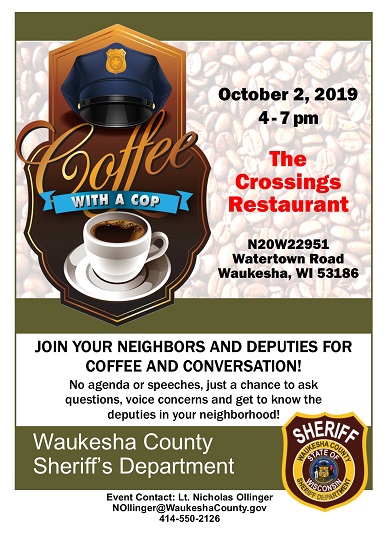 10/2/19 Coffee with a Cop Flier