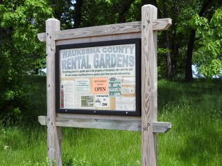 Rental Gardens Sign