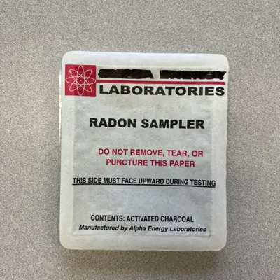 Short Tern Radon Test Kit
