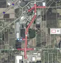 Location map for Moorland Rd segment