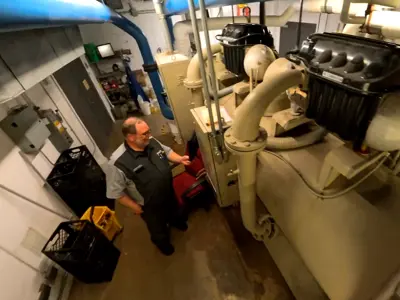 Facilities looking at chiller