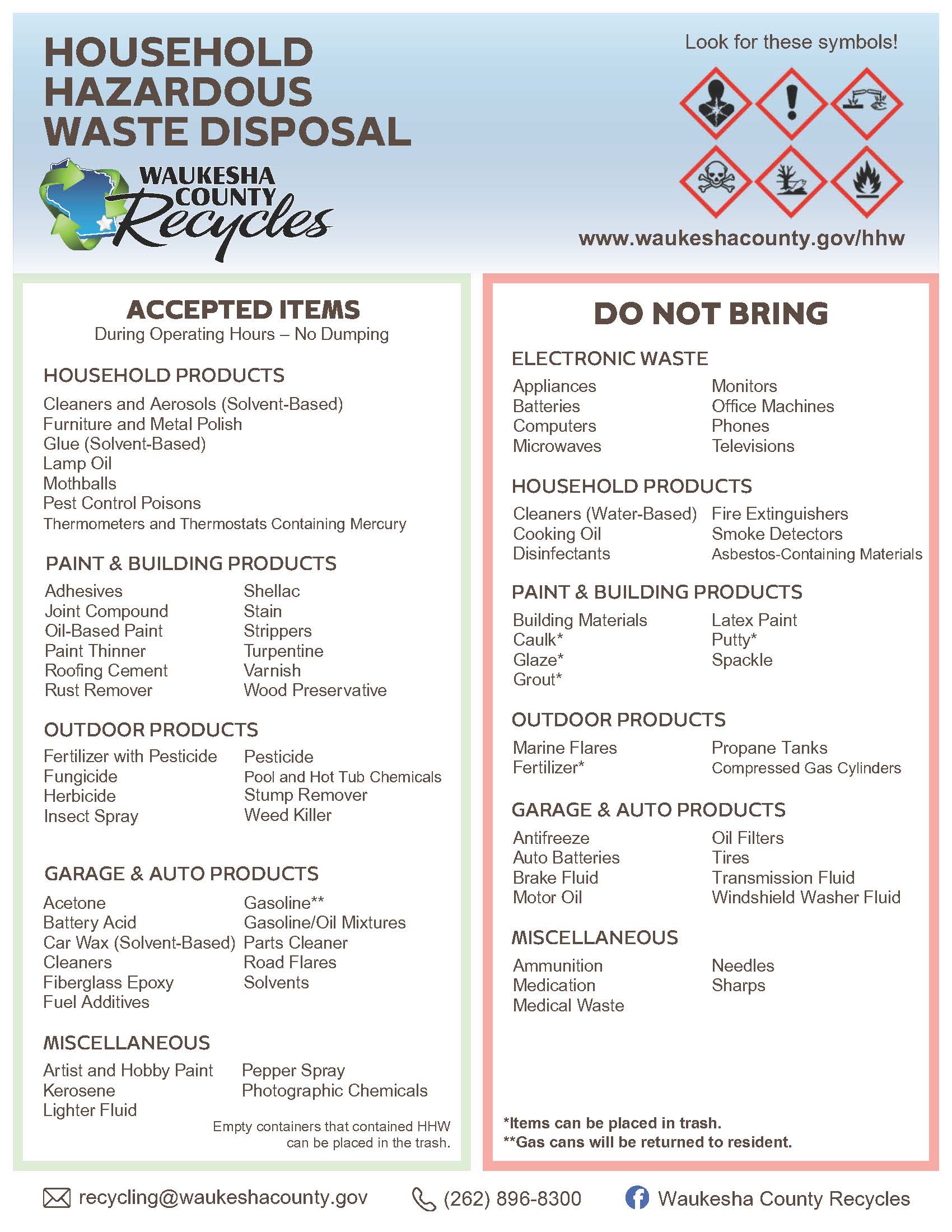 HHW flyer