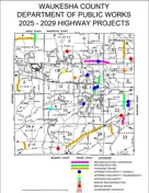 Waukesha County Department of Public Works 2025-2029 Highway Projects
